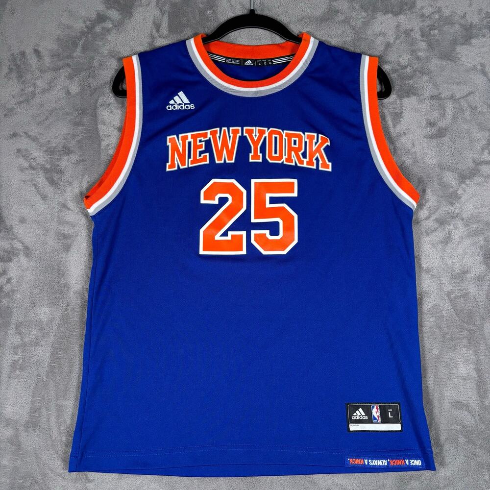 Adidas Derrick Rose New York Knicks Youth L 14-16 NBA Jersey #25